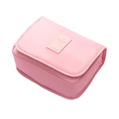 

Waterproof Large Capacity Women Make-up Toilet Bag Handle Organizer Case