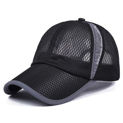 

Hat mens summer tide outdoor sun-shielding sun hat mid-year baseball cap breathable cap wholesale