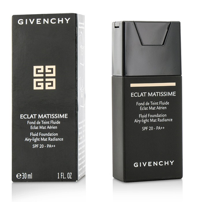 

GIVENCHY - Eclat Matissime Fluid Foundation SPF 20 - 1 Mat Porcelain 30ml1oz