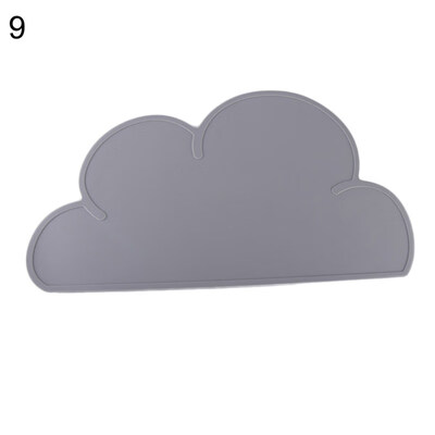 

Cloud Shaped Silicone Placemat Children Baby Plate Mat Waterproof Tableware Pad