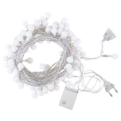 

87m Creative 100LED Frosted Ball Light String Wedding Festival Party Decor