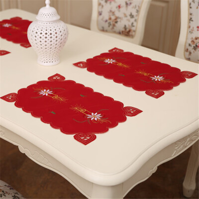 

Toponeto Fork Placemat Mat Decoration Home Party Christmas Dining Table