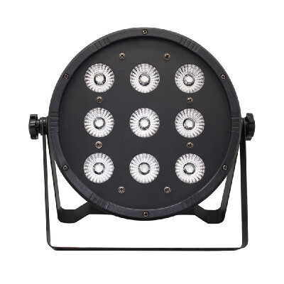 

120W 9LED 8Channel RGBW 4 Colors in 1 Flat Slim Wash PAR Light Stage Effect Lamp Support DMX-512 Sound Activated Strobe Dimmable f