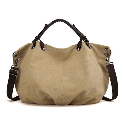 

Tailored Fashion Womens Multi-Function Large Capacity Canvas Shoulder Bag Travel Bag
