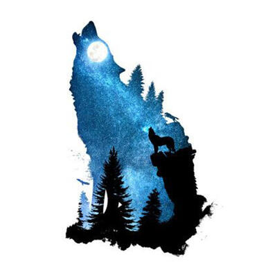 

5D DIY Full Drill Diamond Painting Novelty Wolf Cross Stitch Embroidery Kit