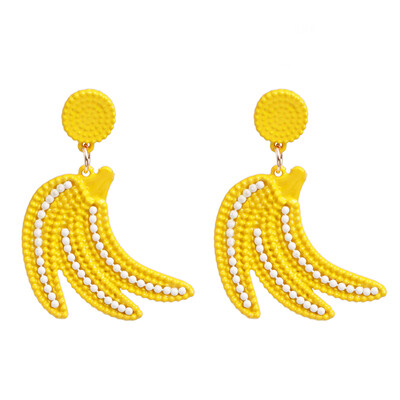 

Women Fashion Brand Fruit Crystal Drop Earrings Trendy Rhinestone Statement Oorbellen Wedding Jewelry Gift Pendientes 2019