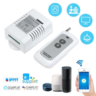 

Smart Home 433Mhz AC85V-260V 1CH WIFI RF Smart Switch Garage Door Opener Wireless Remote Switch Relay 30A Receiver Transmitter U