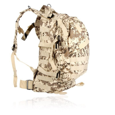 

Outdoor Molle Military Tactical Backpack Rucksack Camping Traveling Hiking Trekking Bag 40L Desert Digital