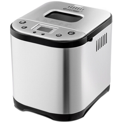 

Automatic Bread Maker Stainless Steel 2LB Bread Machine