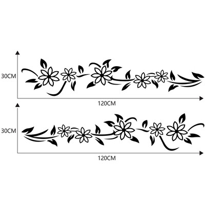 

12m Car Auto Exterior Door Domestic BK Decorative Sticker Decal Vinyl Accessory