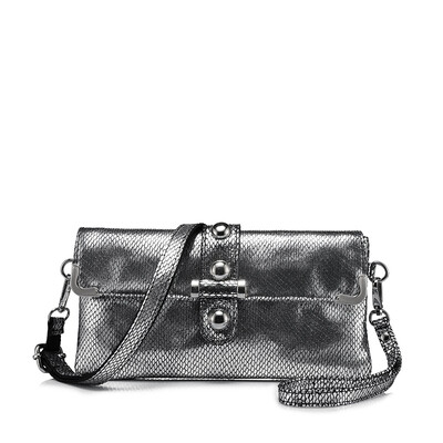 

REALER barnd women genuine leather day clutch female evening bags high quality ladies crossbody bags with serpentine prints