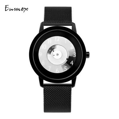 

Holiday gift mens watch Enmex focus concept watch designer creative design cool temperament simple watch