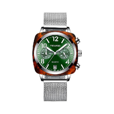 

TEVISE T860 Men Sport Watches Waterproof Outdoor Wristwatch Mens Quartz Male Watch Military Army Watch Dual Display for Men