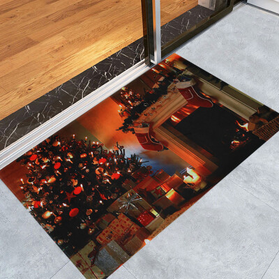 

Toponeto Merry Christmas Welcome Doormats Indoor Home Carpets Decor 40x60CM
