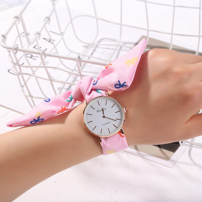 

RM Womens Dress Watch Fashion Flower Cloth Design Watch Sweet Girl Bracelet Watch