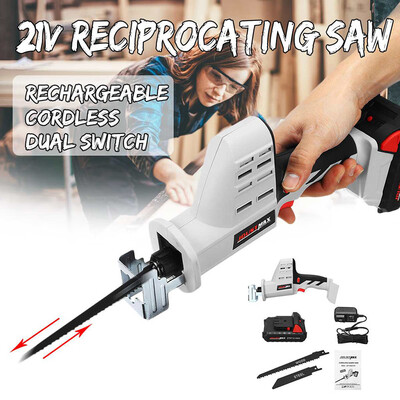 

〖Follure〗Portable Charging Cordless Electric Li-Ion Reciprocating Saw Wood Tool MAX 21V