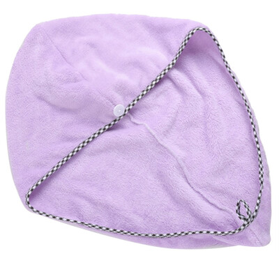 

〖Follure〗Coral Velvet Hair Turban Quickly Dry Hair Hat Wrapped Towel Bathing Cap