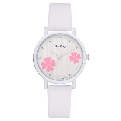 

Korean fashion casual four-leaf clover womens watch wish hot small fresh girls wild temperament watch