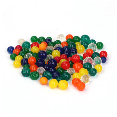 

200pcsbag Gel Grow Ball Multi Crystal Soil Water Beads Plant Decor Kid Toy