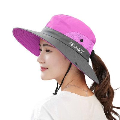 

Sun Hat Wide Brim Boonie Hat Women UV protection Summer Cap for Beach Travel Hiking Camping Gardening