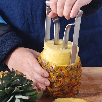 

Stainless Steel Pineapple Peeler Fruit Peeler Kitchen Pineapple Special Tool Durable
