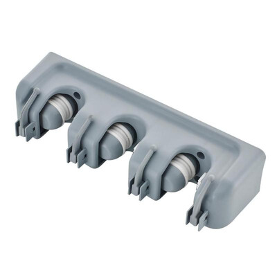 

Wall Mounted Mop Holder Brush Broom Hanger Storage Rack Kitchen Organizer