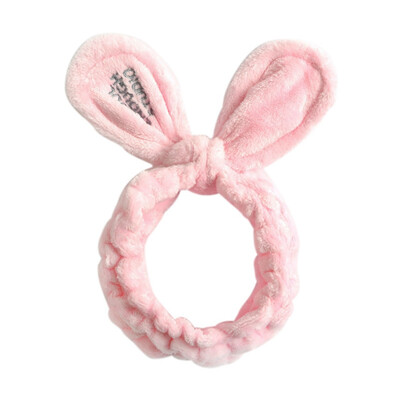 

Women Cute Big Ears Comfortable Wash Face Bathe Hair Elastic Headband Girls Hairbands Hair Accessories for Makeup