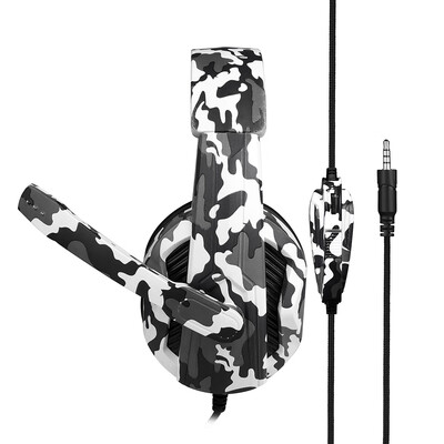 

KUBITE T-173 35mm Over-ear Wired Gaming Headphones Music Headset Noise Cancellation Earphones w Microphone Mic Mute Volune Contr