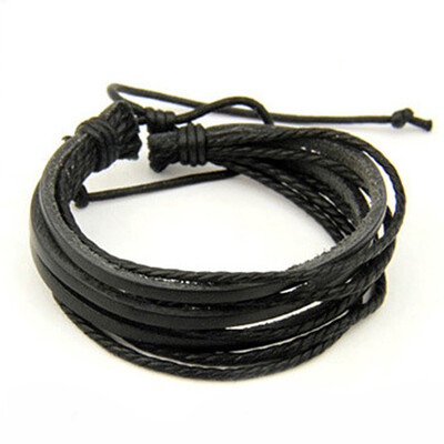 

Bracelets Hand-woven Multilayer Bracelet Bangle Leisure Fashion Men Women Couple Jewelry