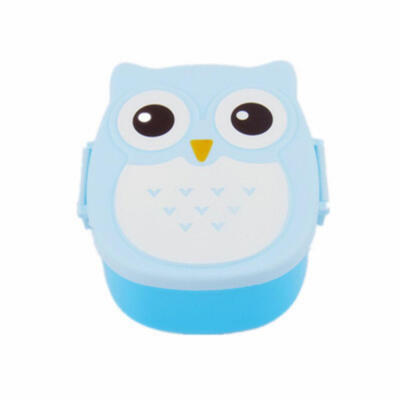 

Cute Cartoon Owl Lunch Box Food Container Storage Box Portable Kids Student Lunch Box Bento Box Container With Compartments Case