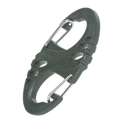 

Carabiner 8  Shape Snap Biner Clip Outdoor Camping Molle Backpack Buckle