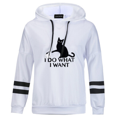 

Hot Sale Autumn And Winter Women Hoodies I Do What I Want Printed Pullover