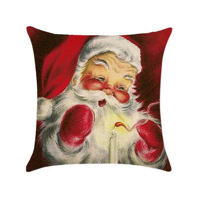 

Tailored Merry Christmas Pillow Cases Soft Sofa Cushion Cover Home Decor Pillow Core