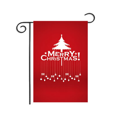 

2020 Christmas Series Garden Flag Cartoon Printed Decorative Hanging Banner For Outdoor Yard Lawn Patio Porch Decor New Year