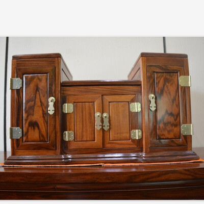 

Qisimu Dressing box jewelry box rosewood suzu crafts 5724