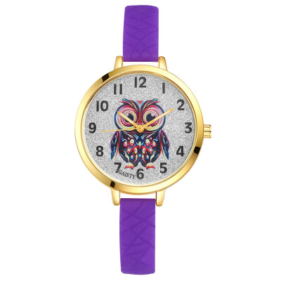 

Owl watch mens quartz watch GAIETY brand fashion watch silicone strap watch