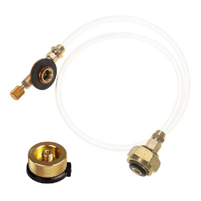 

Outdoor Camping Stove Propane Refill Adapter LPG Flat Cylinder Coupler Gas Conversion Adapter