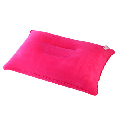 

Inflatable Pillow Travel Air Cushion Camping Beach Car Plane Head Rest Support