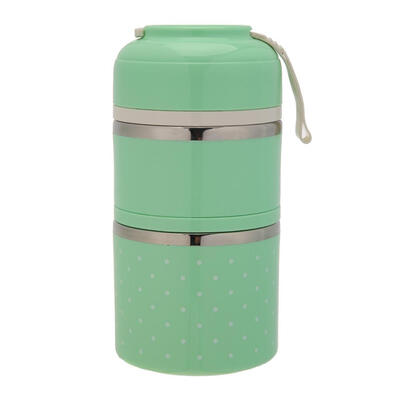 

Dot Design Portable Leak-proof Thermal Lunch Box Stainless Steel Bento Box