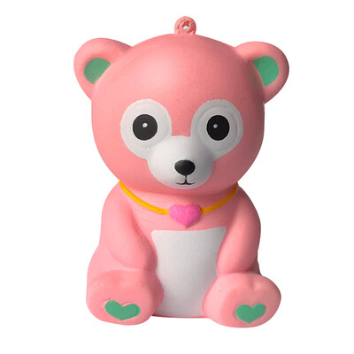 

Siaonvr Squishies Adorable Bear Slow Rising Cream Squeeze Scented Stress Relief Toys