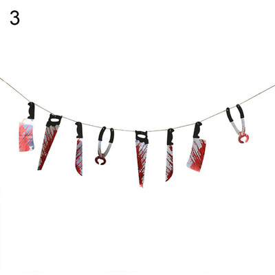 

Halloween Blood Broken Hands Feet Knife Party Haunted House Hanging Decoration