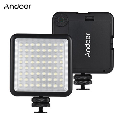 

Andoer LED 64 USB Continuous On Camera LED Panel Light Portable Mini Dimmable Camcorder Video Lighting for Canon Nikon Sony A7 Pan