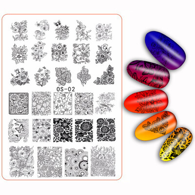 

〖Follure〗Pattern DIY Nail Art Image Stamp Stamping Plates Manicure Template