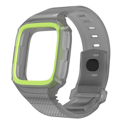 

Silicone Watch Band Bracelet Wrist Strap wProtective Case for Fitbit Versa