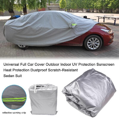 

Universal Full Car Cover Outdoor Indoor UV Protection Sunscreen Heat Protection Dustproof Scratch-Resistant Sedan Suit -XXL