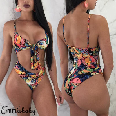 

Women&39s One Piece Bikini Push Up Padded Bra Swimsuit Bathing Suit Beachwear