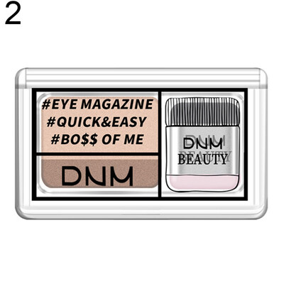 

DNM 2g Pearlescent Two-color Gradient Stamp Eyeshadow Waterproof Eye Makeup