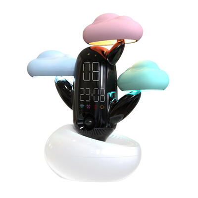 

Cloud Cactus Shape Weather Forecast Clock Smart Sensor LED Night Light Lamp