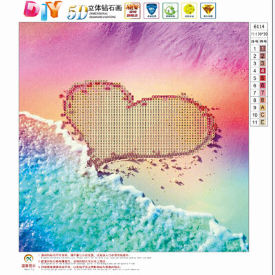 

〖Follure〗5D Embroidery Paintings Rhinestone Pasted DIY Diamond Painting Cross Stitch