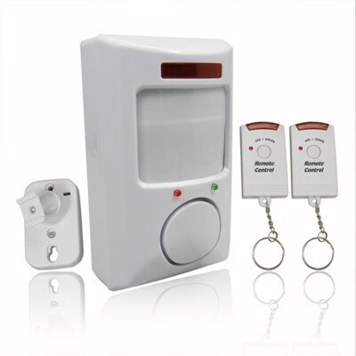 

106dB Wireless IR Infrared Remote Security System Motion Detector Alarm